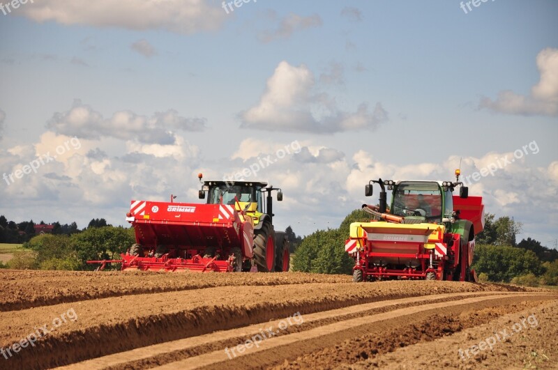 Tractor Agriculture The Cultivation Of Village Farmer