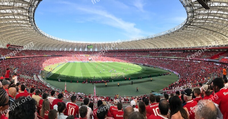 Stadium Crowded Football People Event