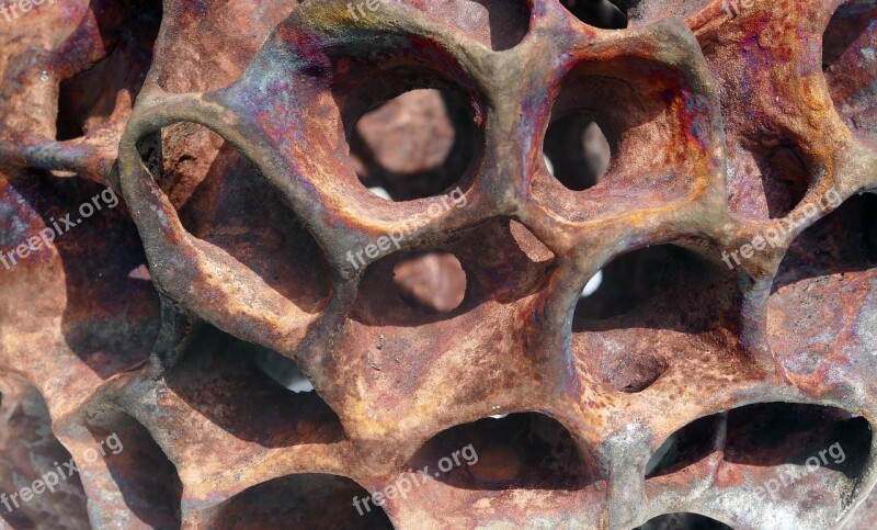 Abstract Stone Models Structure Terracotta