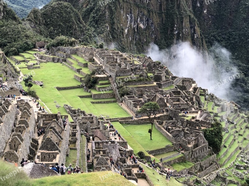 Machu Picchu Peru Inca Old Mountain