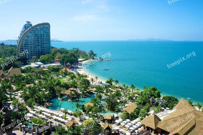 Thailand Pattaya Centara Grand Mirage Hotel Free Photos