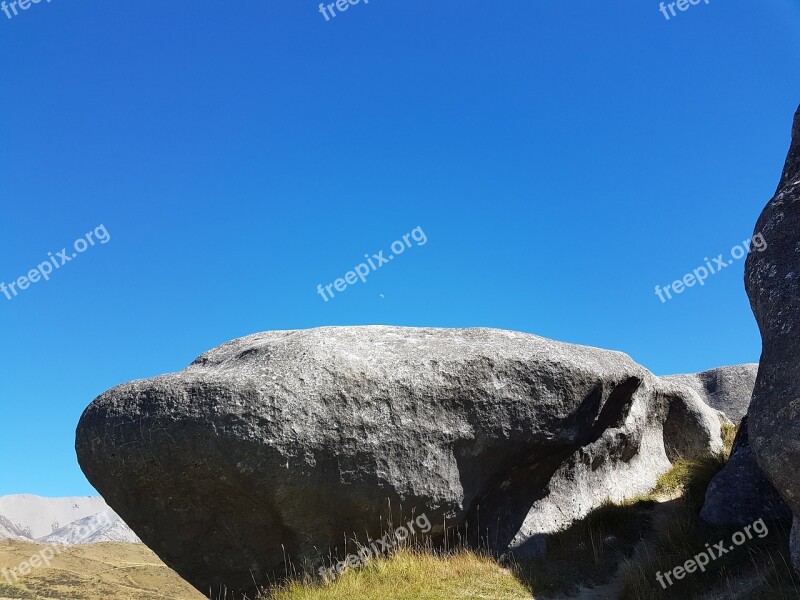 Landscape Sky Boulder Outdoor Free Photos