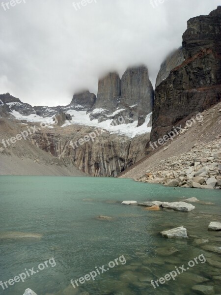 Nature Torres Del Paine Chile Free Photos