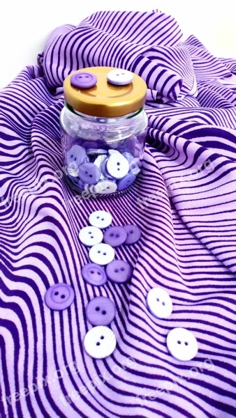 Buttons Fabrics Color Textiles Sewing