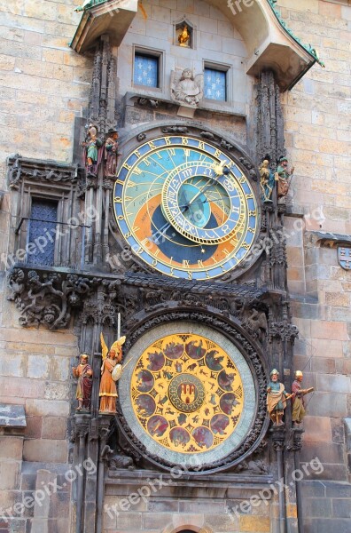 Prague Astrological Clock Czech Republic Historically Places Of Interest