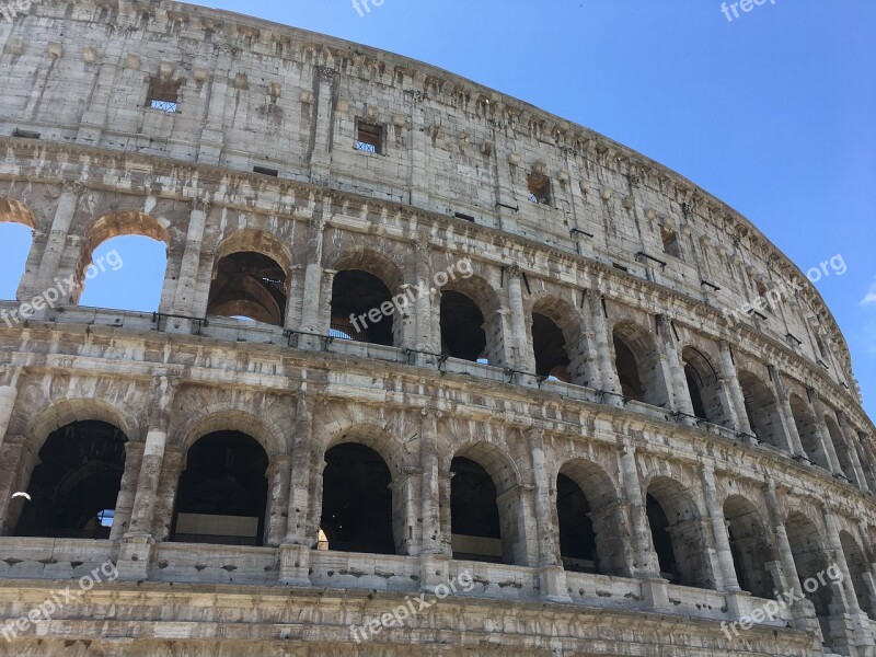 Colosseum Colloseum Antiquity Famous Landmark