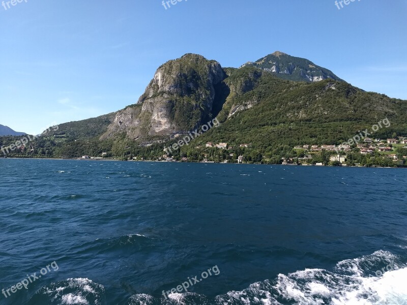 Como Lake Mountain Rock Water