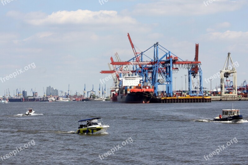 Hamburg Port Motifs Hamburgensien Harbour Cruise Hh