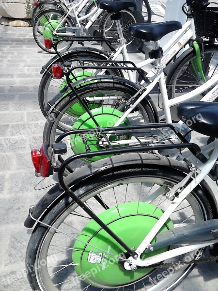 Electric Bicycles Wheels Environment Free Photos