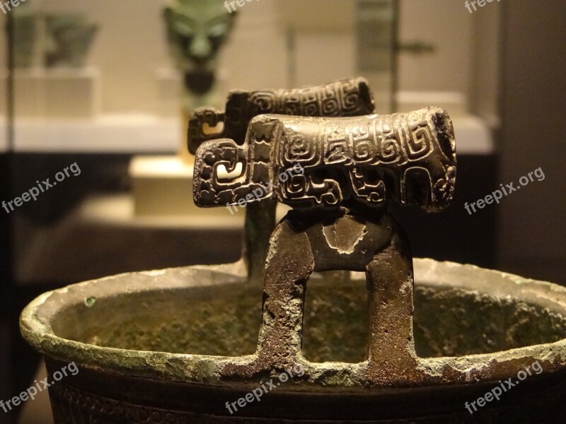 Cultural Relic Natural History Bronze In Ancient China Free Photos