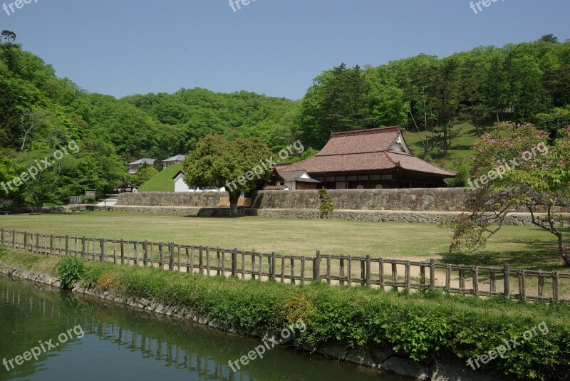 Okayama Shizutani School Stone Wall Free Photos