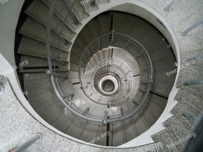 Stairs Spiral High Free Photos