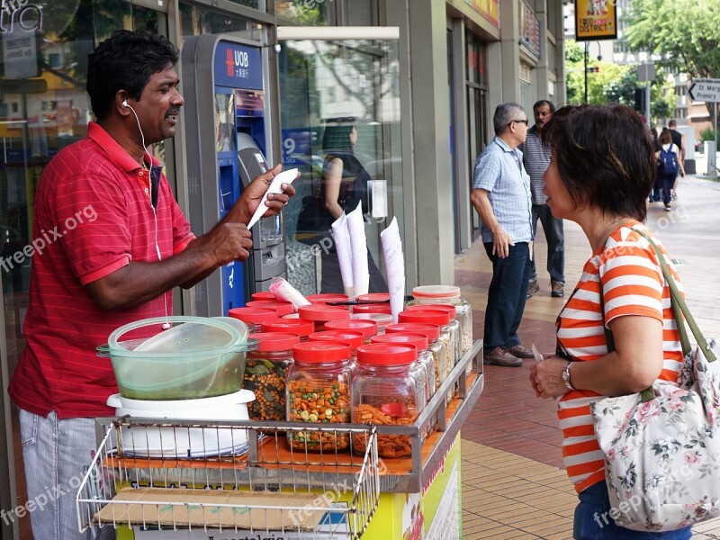 Seller Buying Singapore Kacang Puteh Indian