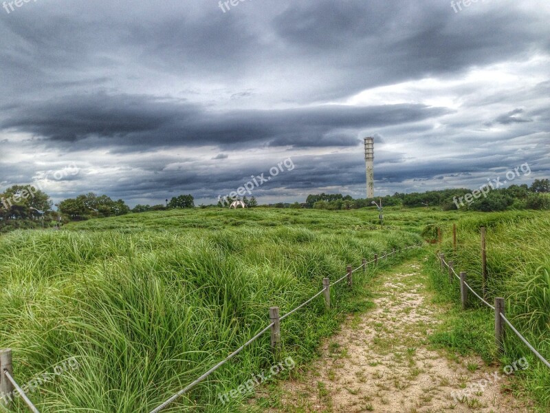 Landscape Sky Park Sangam Walk Free Photos