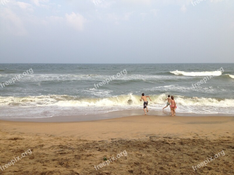 Sea Wave Surf Beach Windy