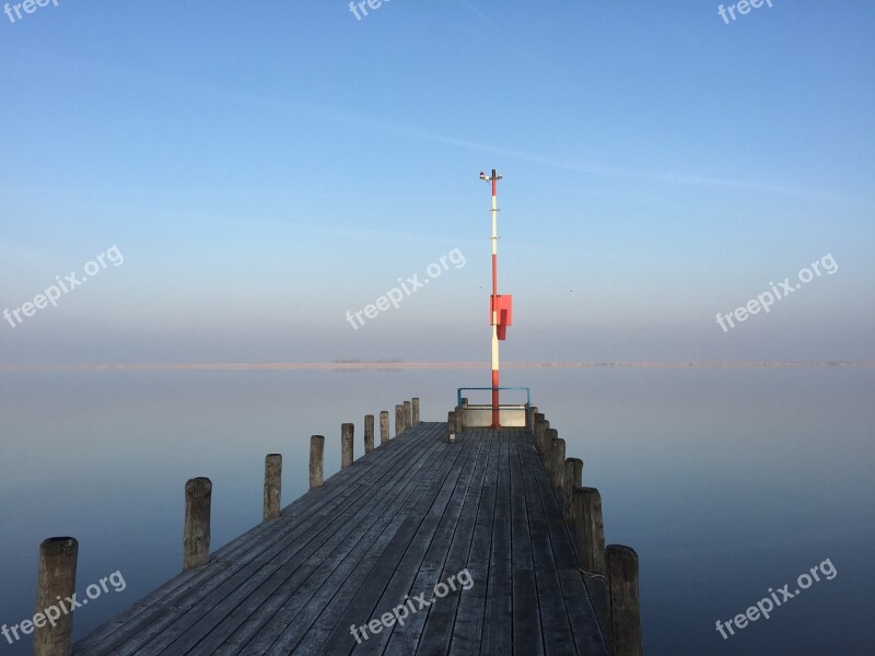 Lake Web Winter Waters Hungary