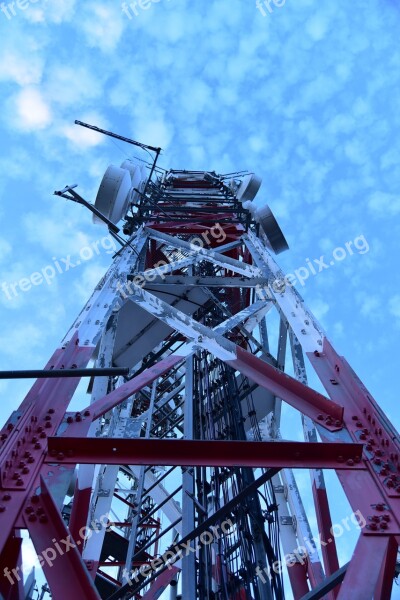 Tower Communications Repeater Sky Free Photos