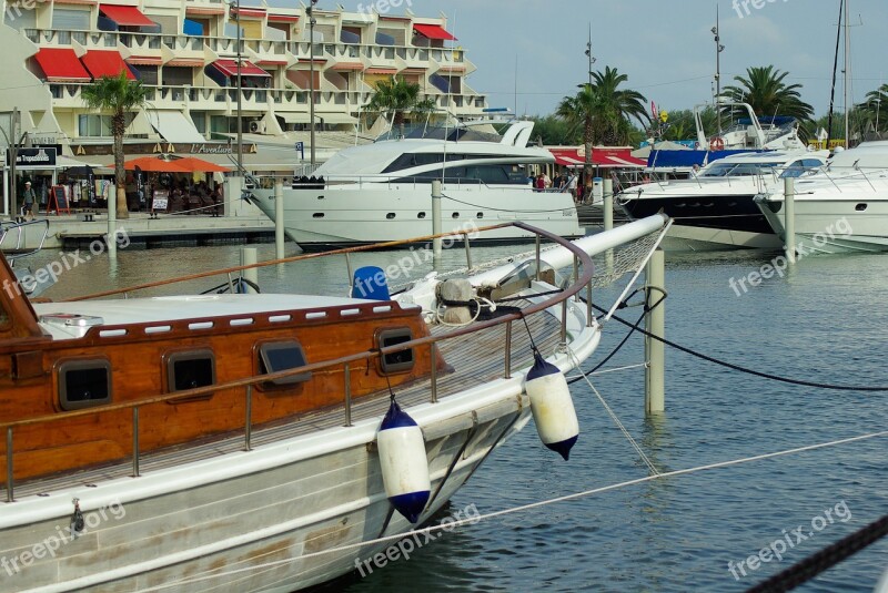 France La Grande Motte Port Sailboats Free Photos