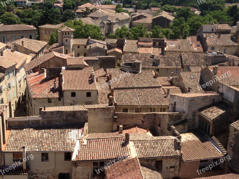 Uzès Village Roof Roofing Southern France