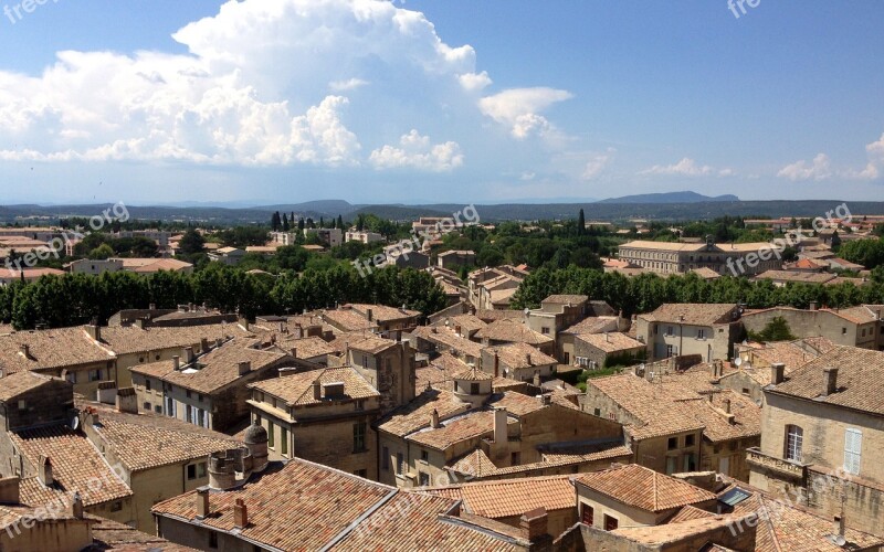 Uzès Village Roof Roofing Southern France