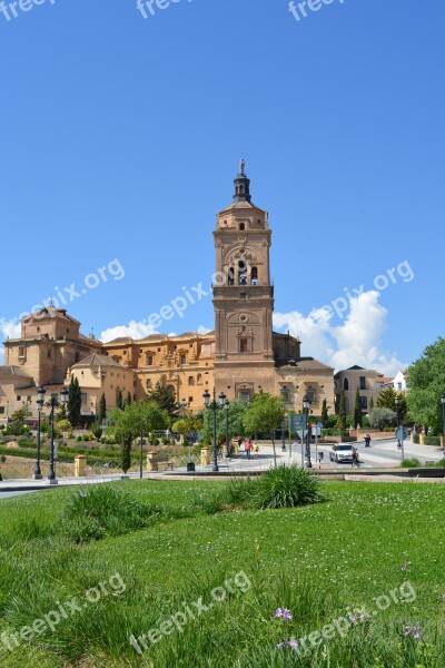 Andalusia Guadix Church Cathedral Of Guadix Cathedral