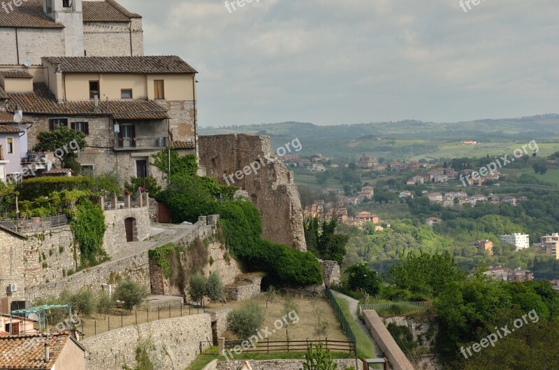 Narni Italy View Country City