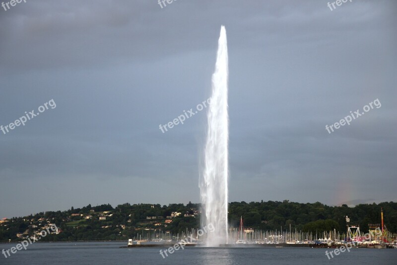 Geneva Lake Geneva Switzerland Wasserburg Water