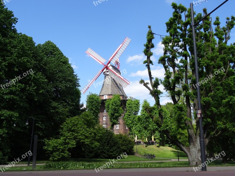 Windmill Germany Bremen Free Photos