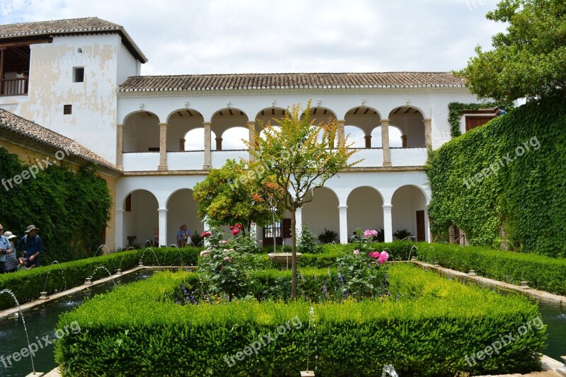 Alhabra Generalife Granada Garden Andalusia