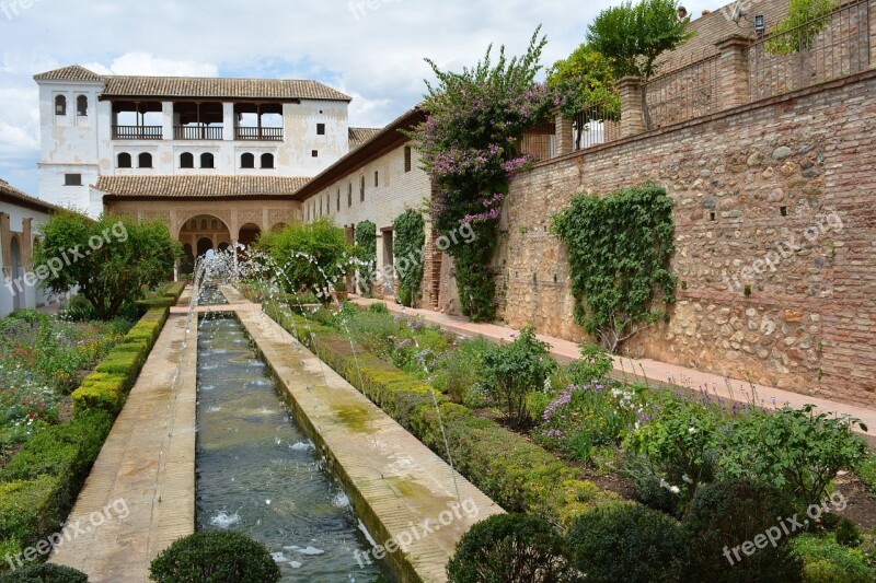 Alhambra Castle Granada Spain Alcazaba