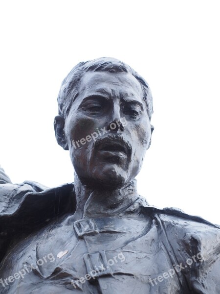 Freddie Mercury Face Portrait Freddie Mercury Memorial Statue