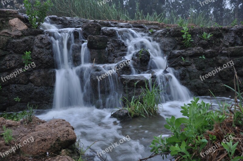 Water Flow Flowing Nature Wet