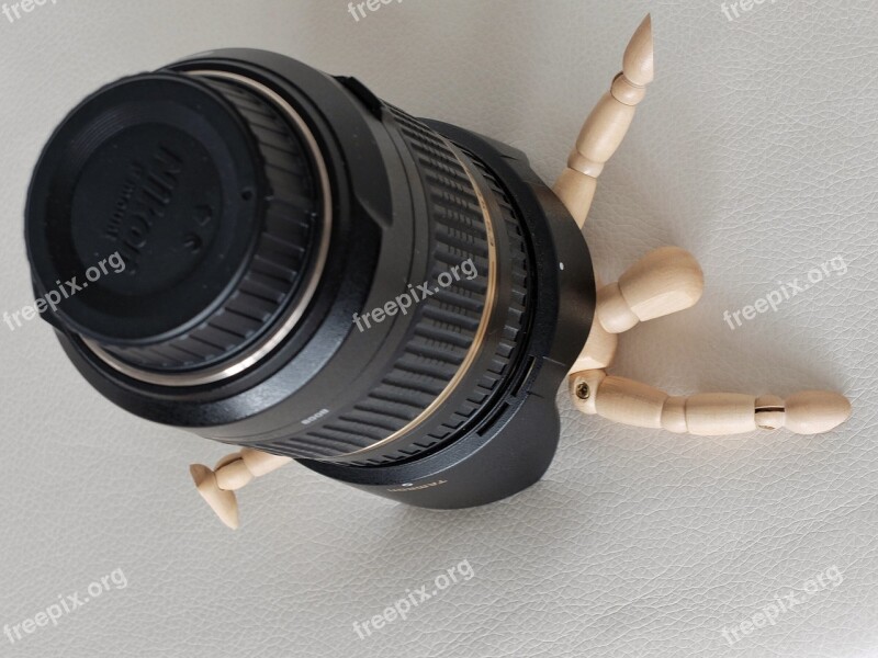 Photo Photography Lens Doll Wood Doll