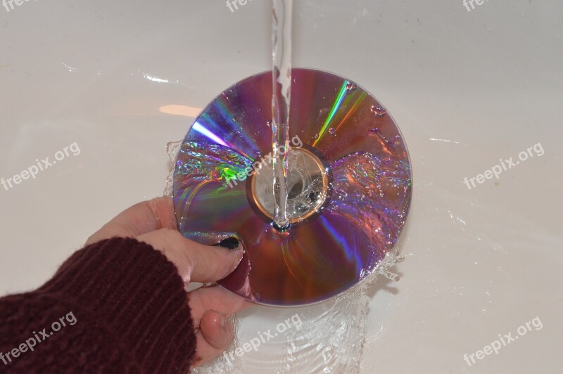 Water Cd Rainbow Faucet Fun