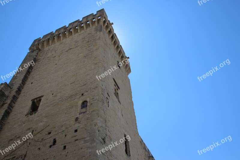 Avignon Pope Palais Des Papes France Architecture