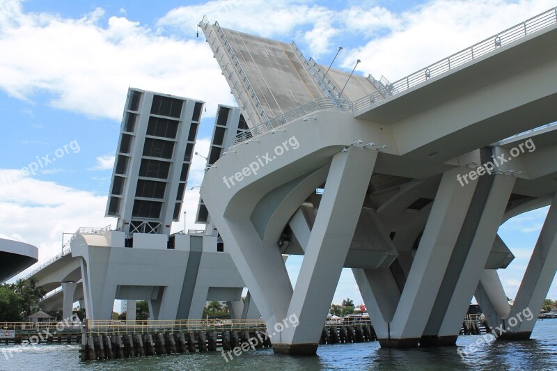 Drawbridge Bridge River Architecture Free Photos