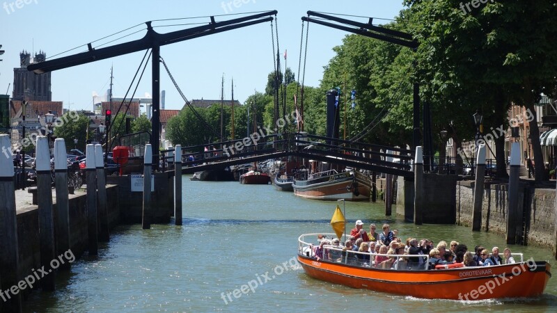 Dordrecht Cruise Boat Canal Water