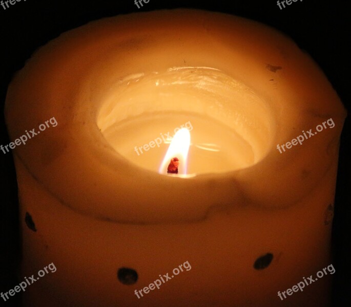 Candle Wick Burn Mood Candlelight