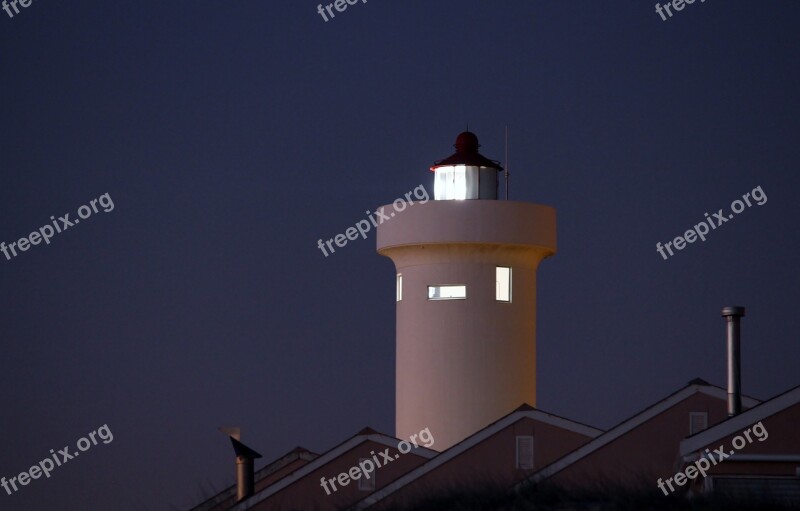 Lighthouse Light Night Directory Dark