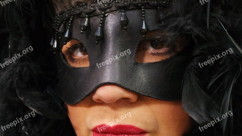 Woman Mask Secret Venice Face