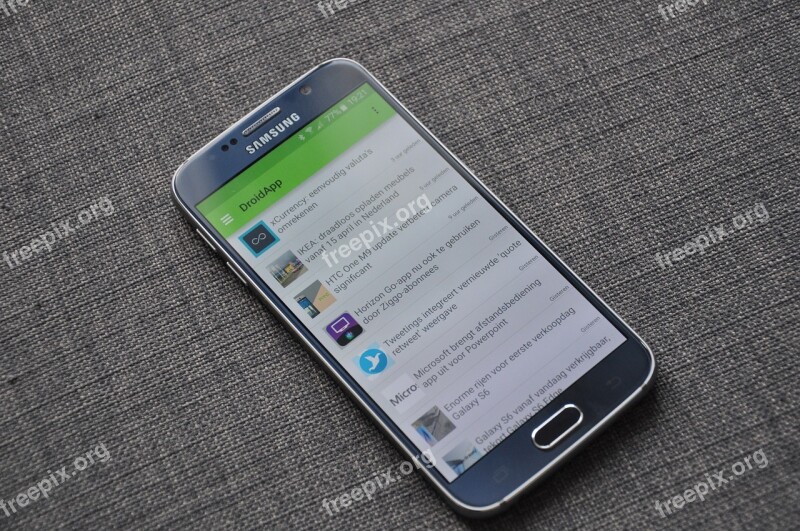 Samsung Galaxy S6 Android Smartphone Google