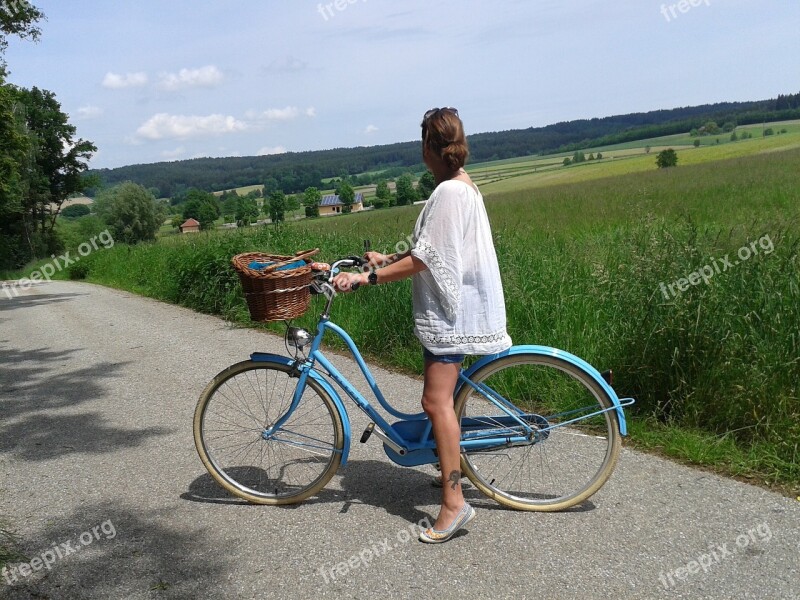 Cycling Landscape Wheel Nature Bike