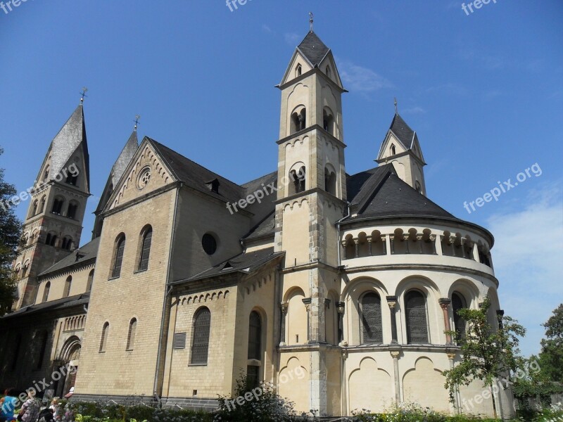 Castor Church Koblenz German Federal Horticultural Show Buga Sky