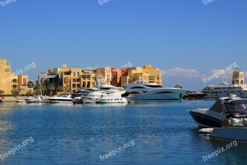 Red Sea Egypt El Gouna Yachts Port