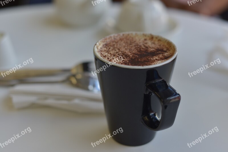 Coffee Cappuccino Cup Drink Cafe