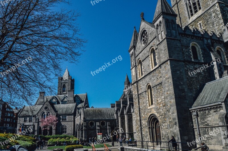 Church Ireland Dublin Irish Sky