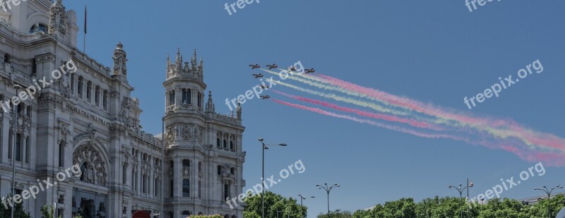 Aircraft Parade Military Spain Combat