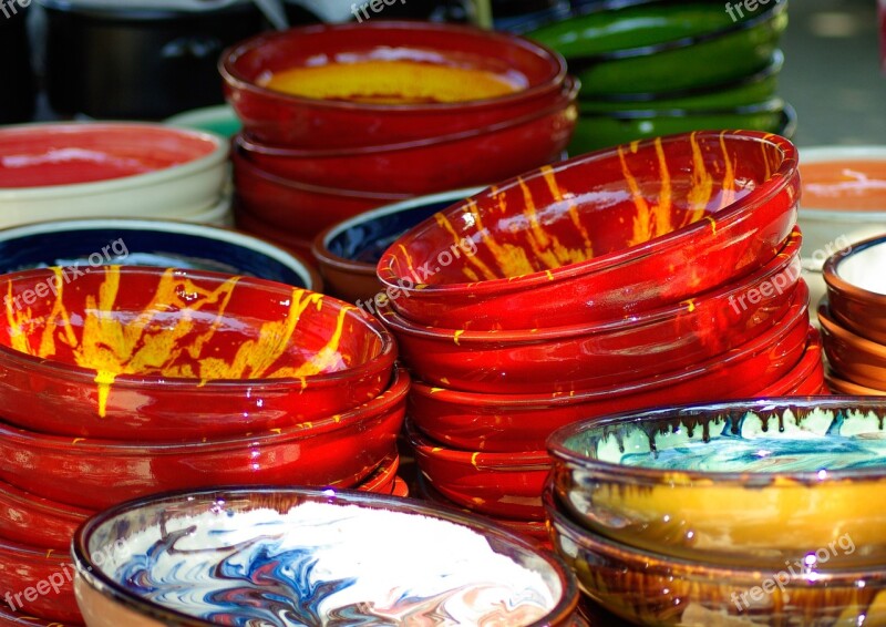 Pottery Dishes Ceramic Crafts Free Photos