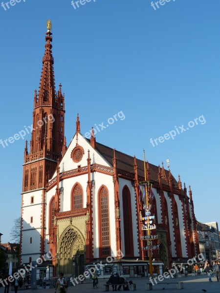 Mary's Chapel Würzburg Bavaria Swiss Francs Historically