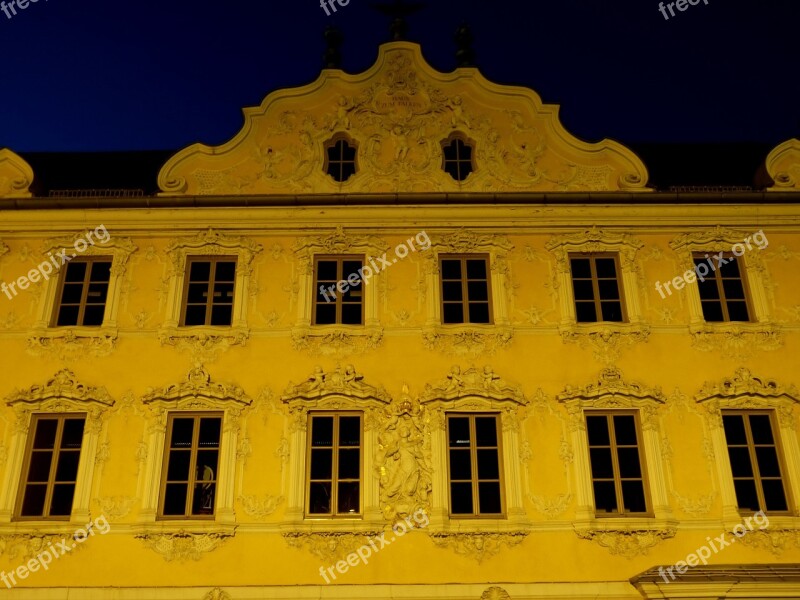 Würzburg Bavaria Night Evening Night Photograph